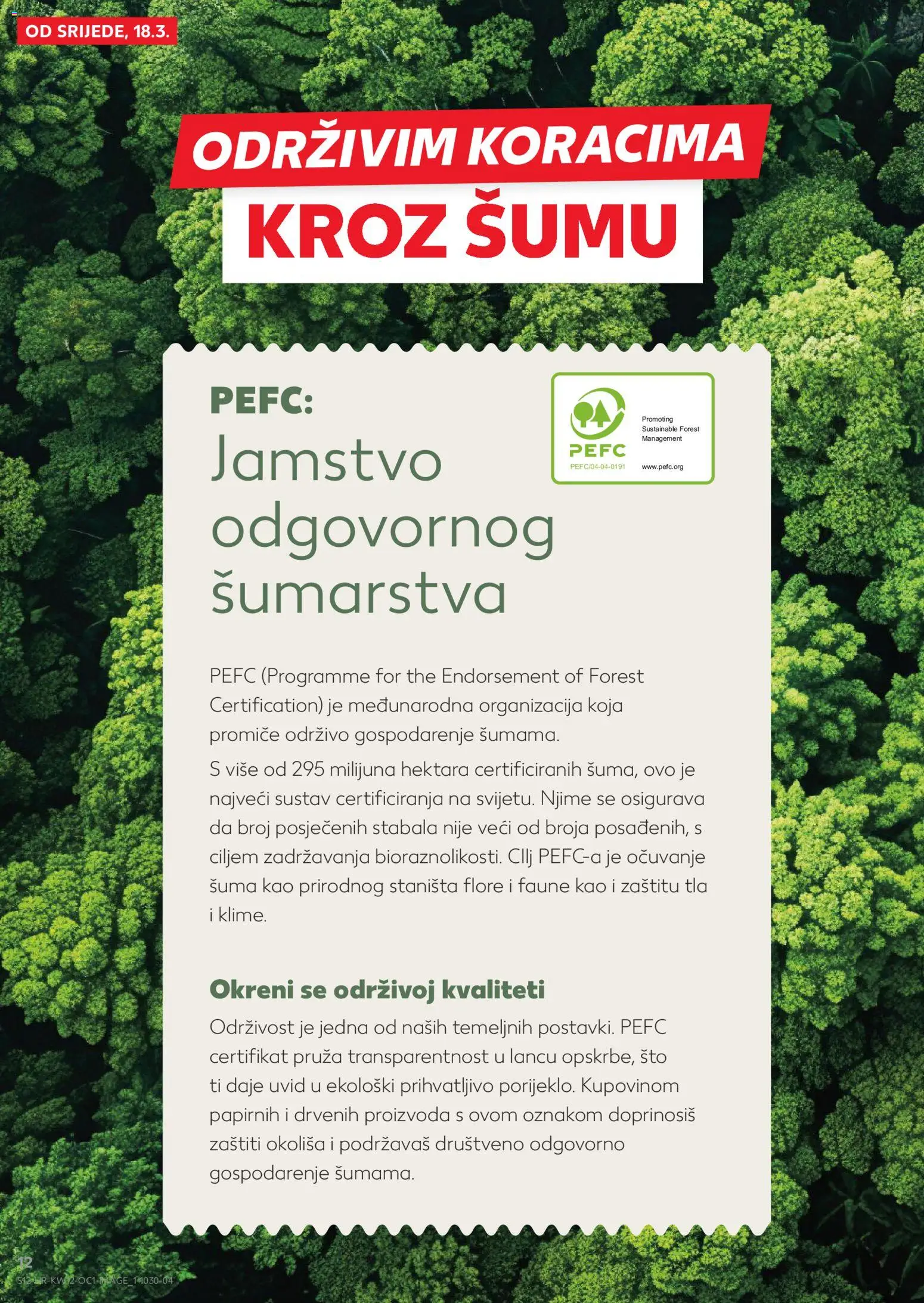 Kaufland HR akciós ujság - amely érvényes a következő dátumtól: 18.03.2026 | Oldal: 12