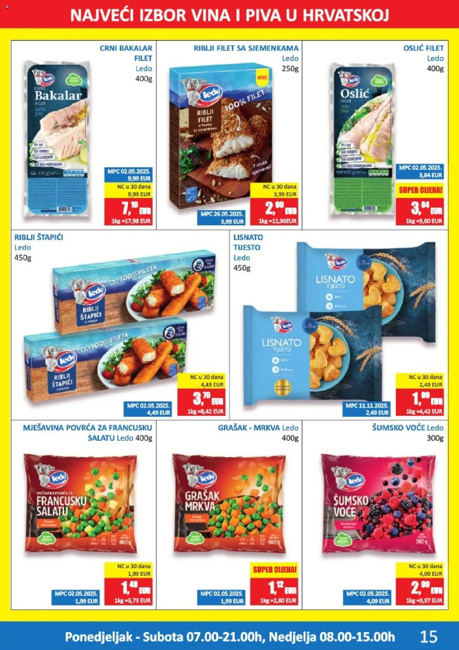 Vrutak katalog | vrijedi od 15.12.2025 | Stranica: 15 | Proizvodi: Šumsko voće, Ledo, Voće, Grašak