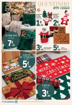 Pré-visualização E.Leclerc - Folheto Natal válido de 04.11.2025 | Página: 18 | Produtos: Corda, Almofada, Tapete