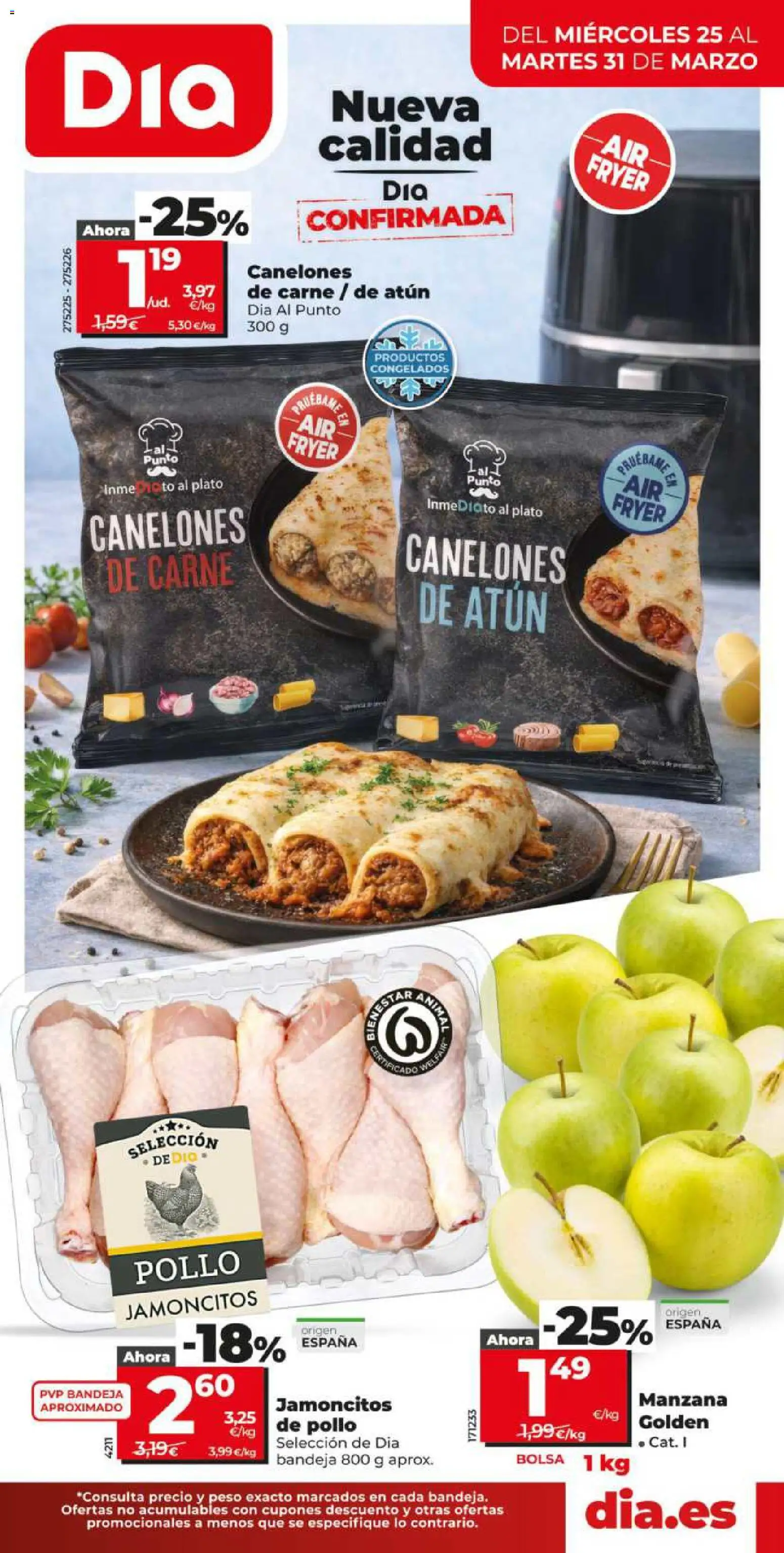 Dia - folleto Market │ válido desde el 25.03.2026 | Página: 1 | Productos: Manzana, Apple, Bolsa, Canelones