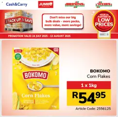 Jumbo Top-Sellers │ valid from 24.07.2025 | Page: 4 | Products: Corn, Vitamins, Flakes