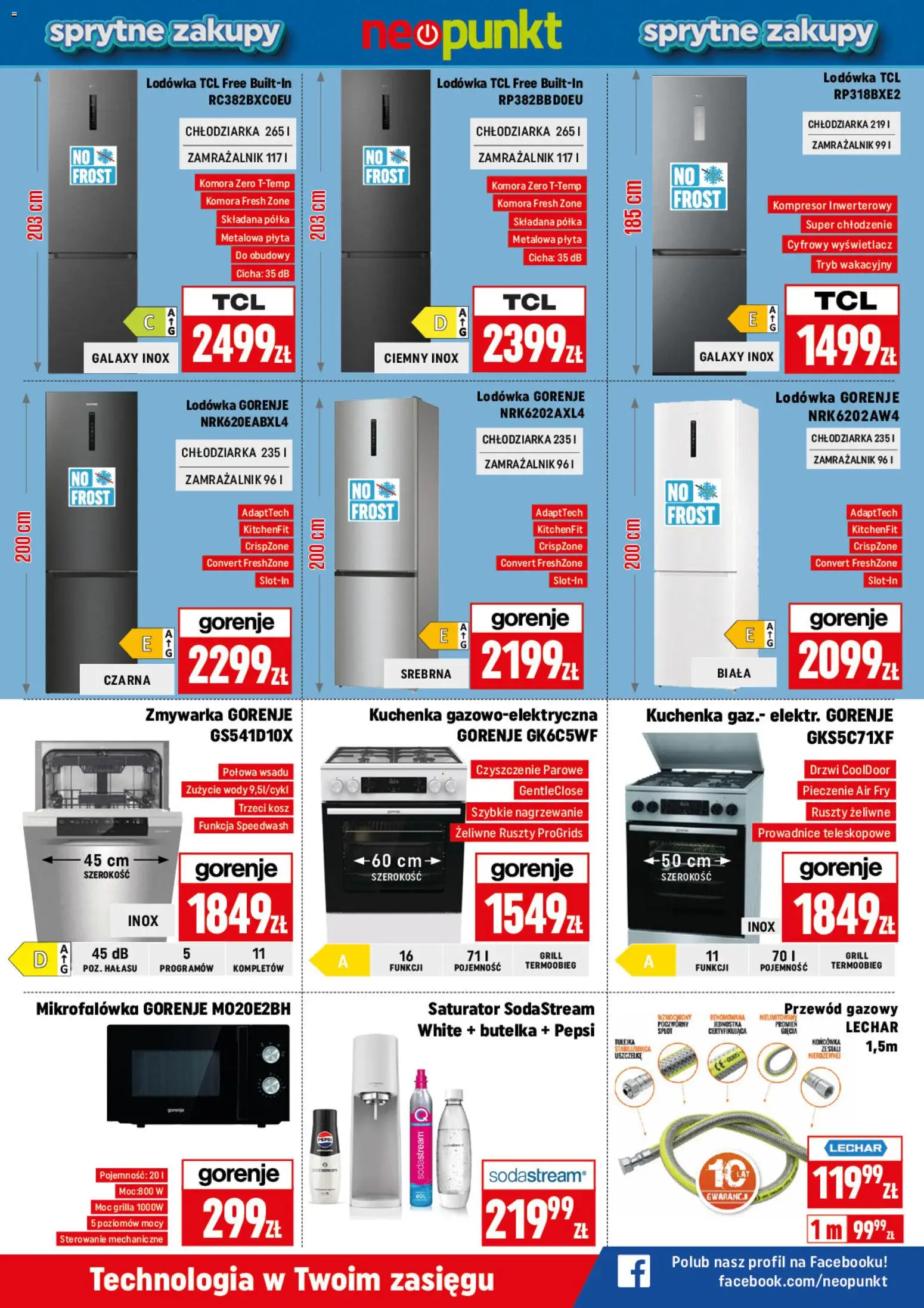 Neopunkt gazetka od 02.03.2026 | Strona: 7 | Produkty: Kuchenka, Pepsi, Półka, Sodastream