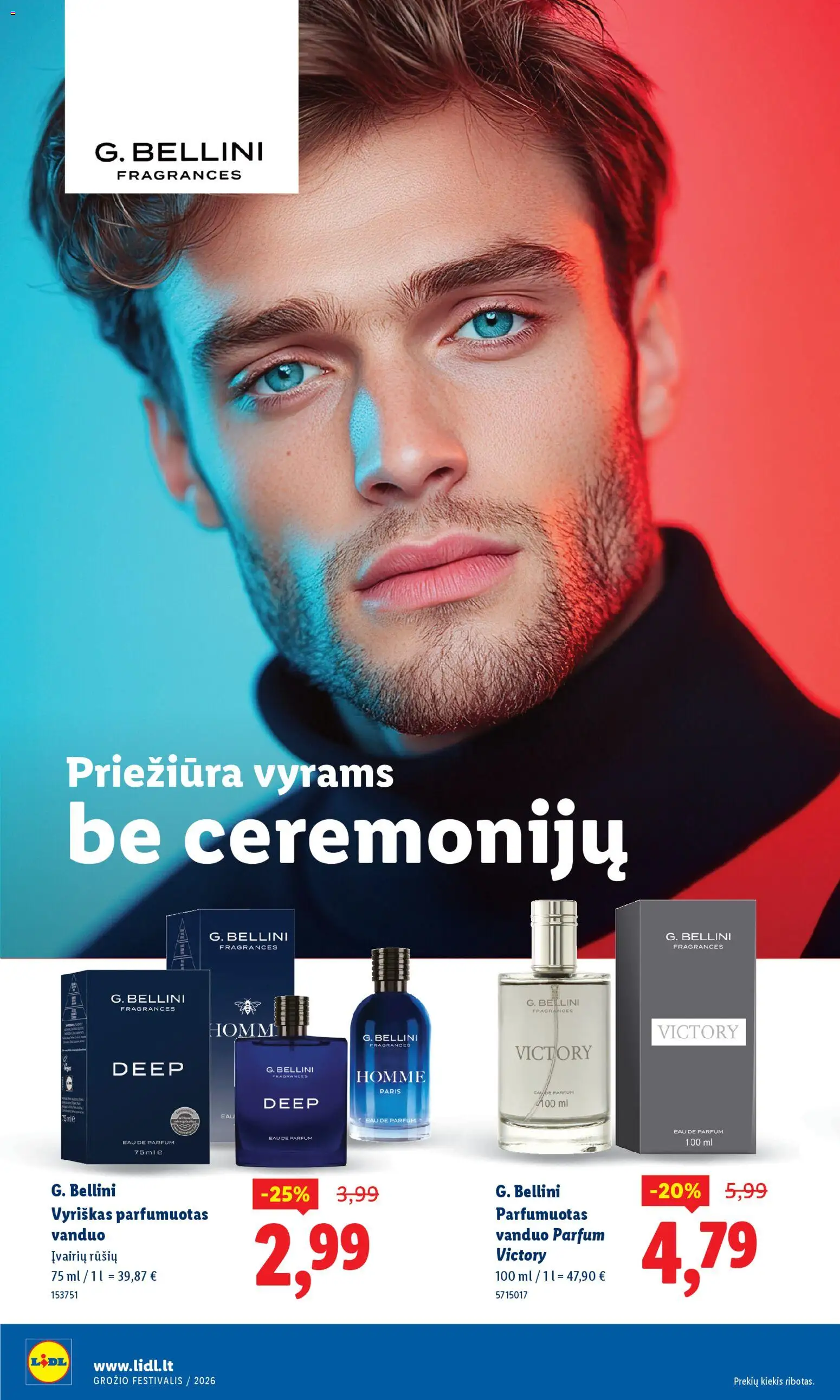 LIDL akcijos nuo 12.02.2026 | Puslapis: 18 | Prekių: Parfumuotas vanduo