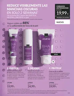 Vista previa Crema de día con SPF30, Crema de día con SPF30 mejora visiblemente el aspecto de las manchas oscuras y ayuda a proteger la piel contra futuros daños, con protección de amplio espectro contra los rayos UVA/UVB. válido desde el 01.04.2026 | Página: 115
