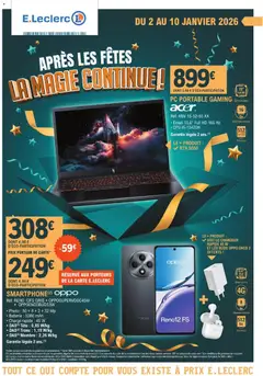 E.Leclerc - Prévisualisation de E.Leclerc - Etrennes valide à partir de 02.01.2026