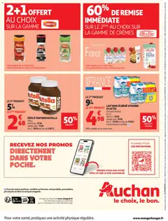 Auchan folder / publicité - Voorbeeld van een folder van Auchan, geldig van 24.03.2026 | Pagina: 66 | Producten: NOS, La, Crème