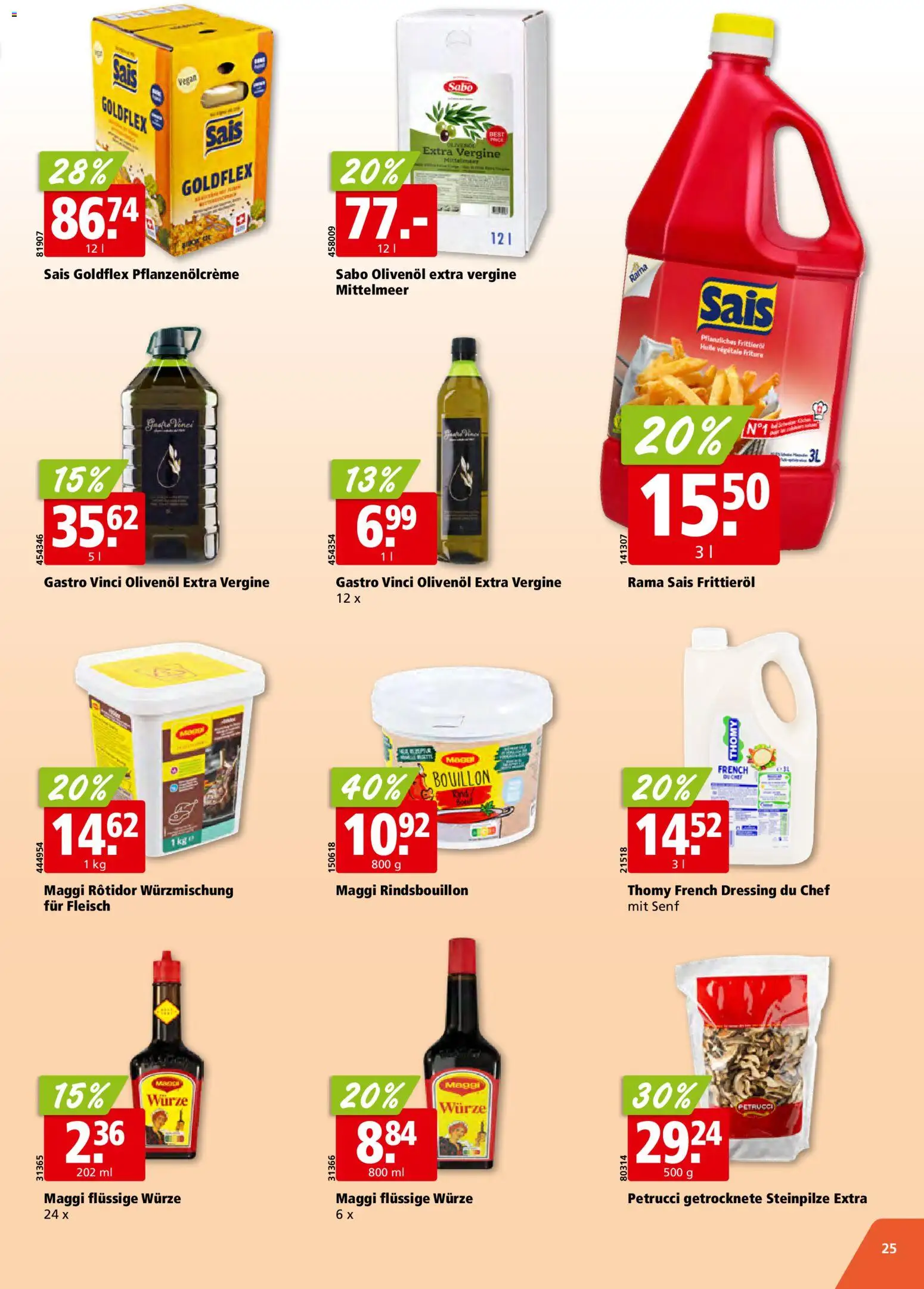 Aligro Aktionen Schlieren, Gossau SG, Frauenfeld, Rapperswil-Jona, Sargans, Bern, Brüttisellen, Pratteln, Emmen, Spreitenbach – gültig ab 27.12.2025 | Seite: 25 | Produkte: Dressing