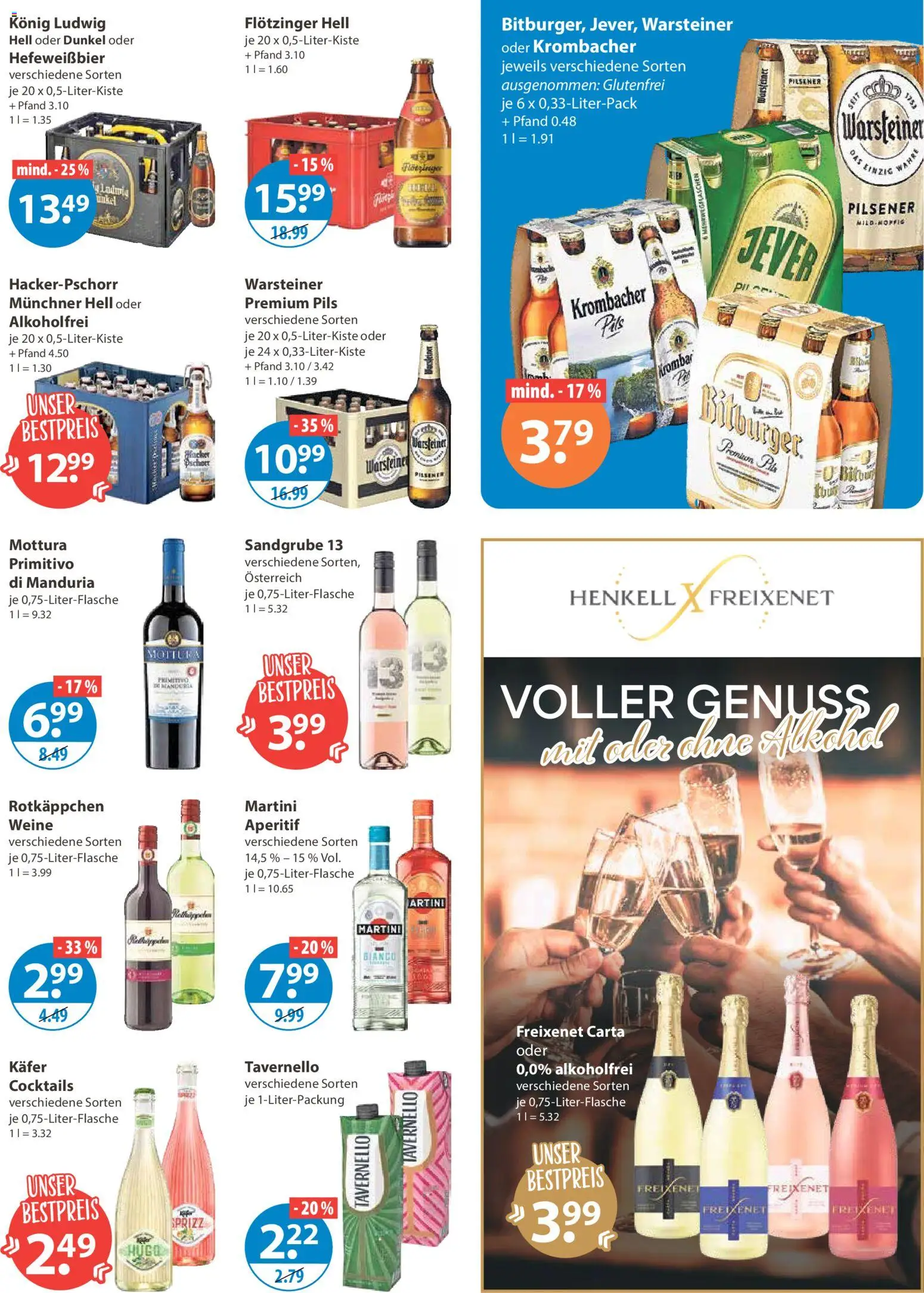 V-Markt - Schwaben / Oberbayern – gültig ab 08.01.2026 | Seite: 11 | Produkte: Warsteiner, Jever, Krombacher, Rotkäppchen