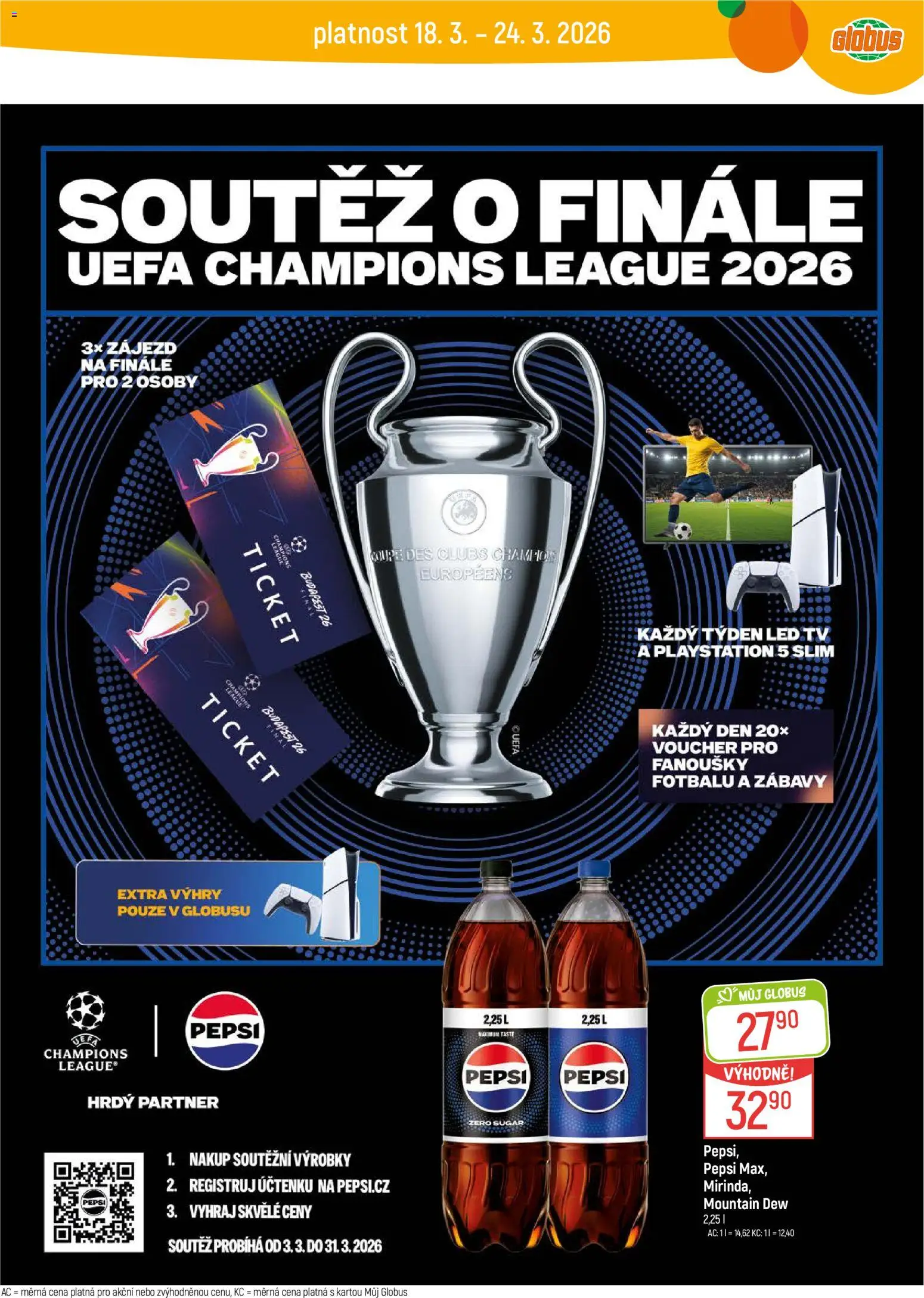 Globus leták - Opava od 18.03.2026 | Strana: 29 | Produkty: Pepsi, Tv, Playstation, Mirinda