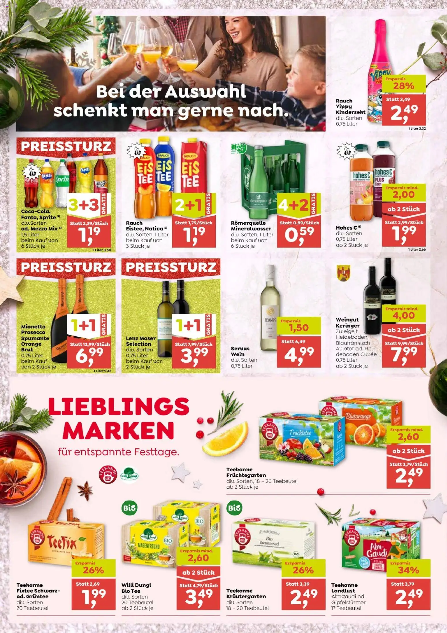 ADEG Vorarlberg gültig ab 18.12.2025 | Seite: 10 | Produkte: Eis, Wein, Tee
