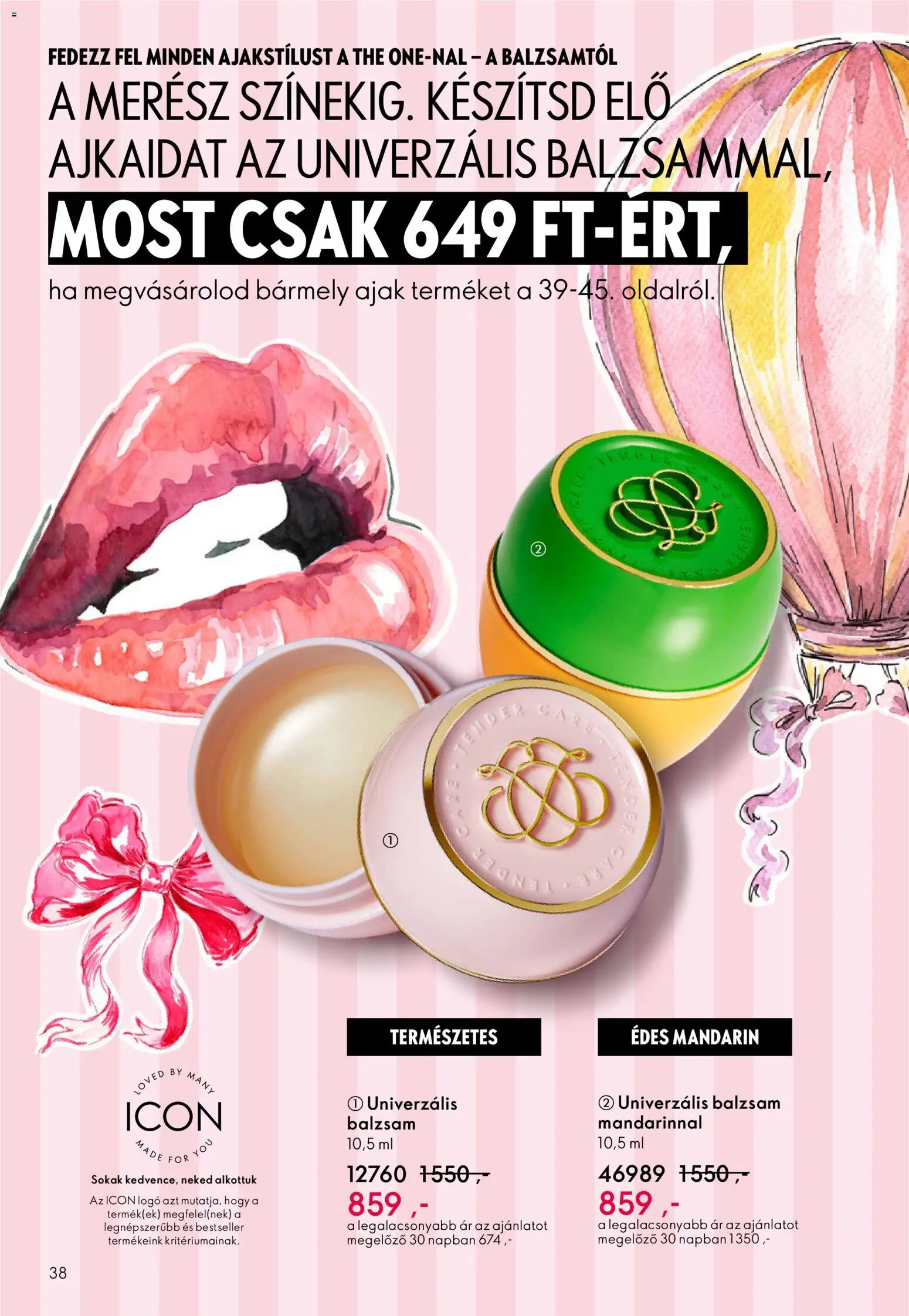 Oriflame akciós ujság - amely érvényes a következő dátumtól: 11.02.2026 | Oldal: 38 | Termékek: Mandarin