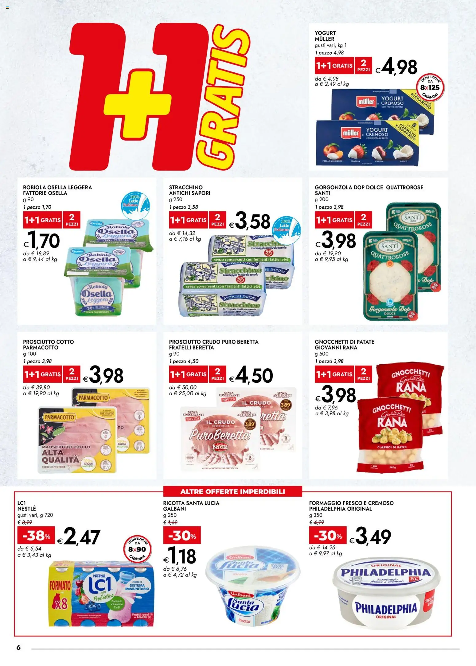 Volantino bennet del 23.04.2026 | Pagina: 6 | Prodotti: Prosciutto Cotto, Frutta, Cocco, Gorgonzola