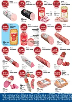 CBA Komfos leták platný od 01.04.2026 | Strana: 2 | Produkty: Saláma, Šunka, Chilli, Párky