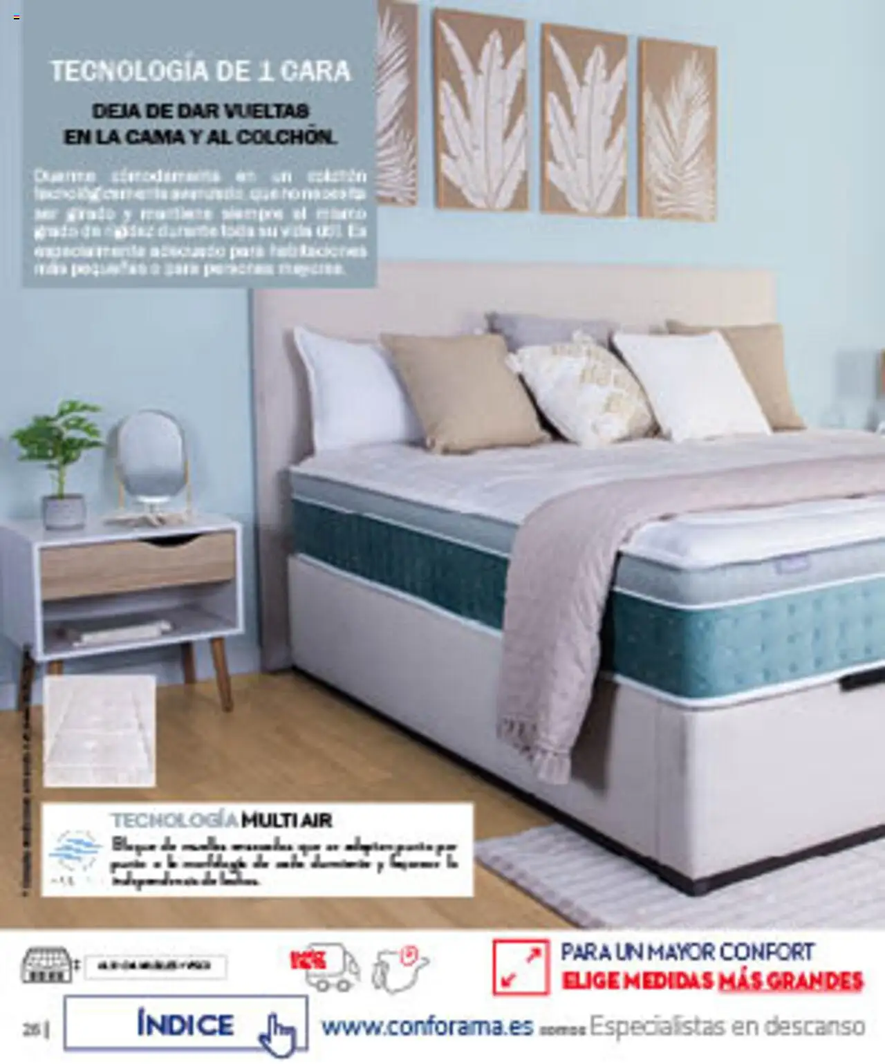 Conforama folleto │ válido desde el 07.08.2025 | Página: 26 | Productos: Cama
