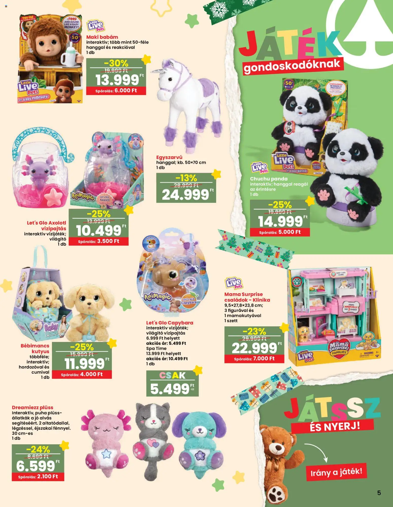 Interspar akciós ujság - amely érvényes a következő dátumtól: 13.11.2025 | Oldal: 6 | Termékek: Játék, Plüss