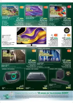 Vista previa El Corte Inglés Black Friday válido desde el 24.11.2025 | Página: 2 | Productos: Καλαμάρι, Té, Televisor, Altavoz