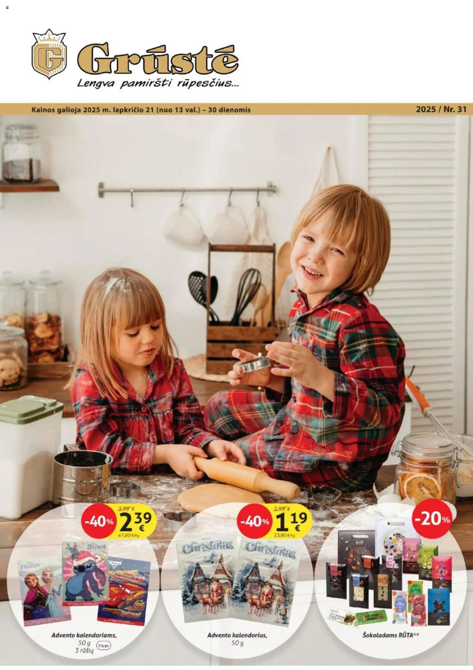 GRUSTE akcijos nuo 21.11.2025 | Puslapis: 1