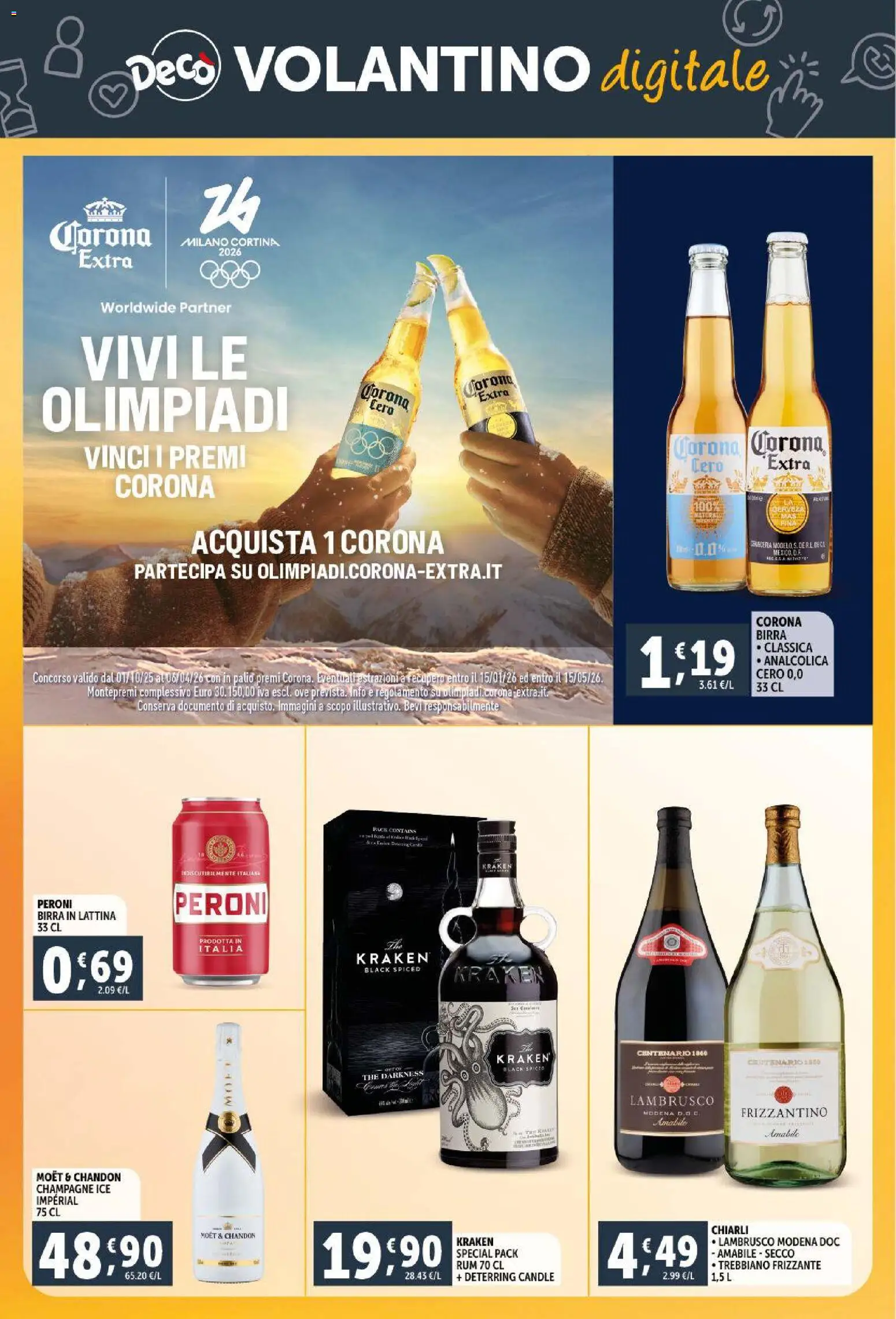Volantino Decò del 30.01.2026 | Pagina: 26 | Prodotti: Ceci, Rum, The, Champagne