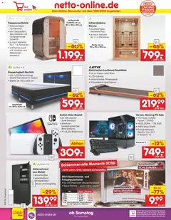 Netto Marken-Discount Prospekt 	 ab 05.01.2026 gültig | Seite: 36 | Produkte: Boxspringbett, Laufband, Monitor, PC