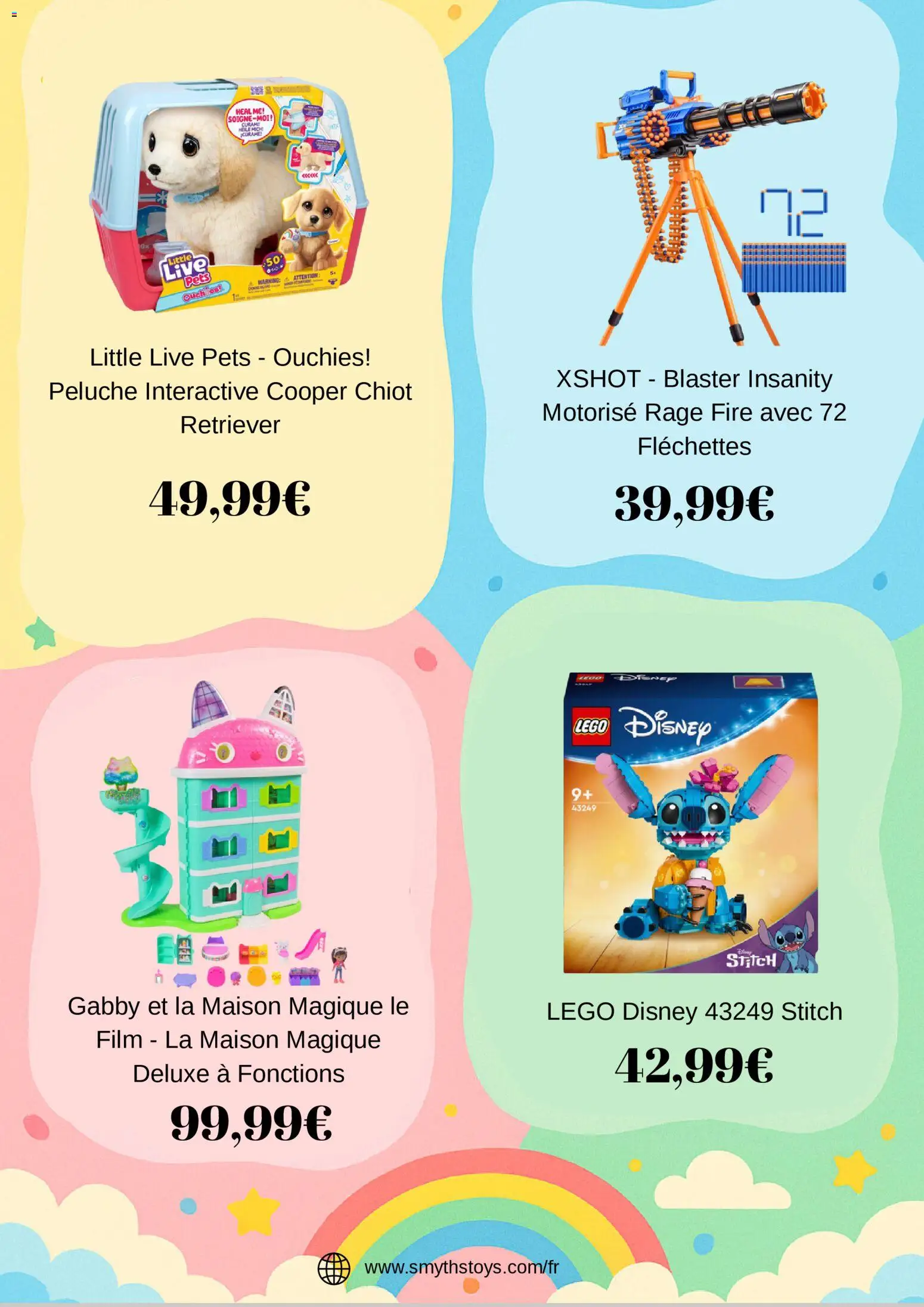 {H1} | Page: 2 | Produits: Légo, Peluche