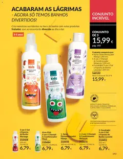 Pré-visualização 2-em-1 Gel e Espuma de Banho Morango, 2-em-1 Gel e Espuma de Banho Morango | 200 ml válido de 01.10.2025 | Página: 193