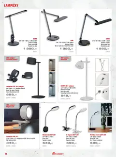 Náhled letáku Uni Hobby katalog - Osvětlení od 03.10.2025 | Strana: 22 | Produkty: Vypínač, USB, LED, Lampičky