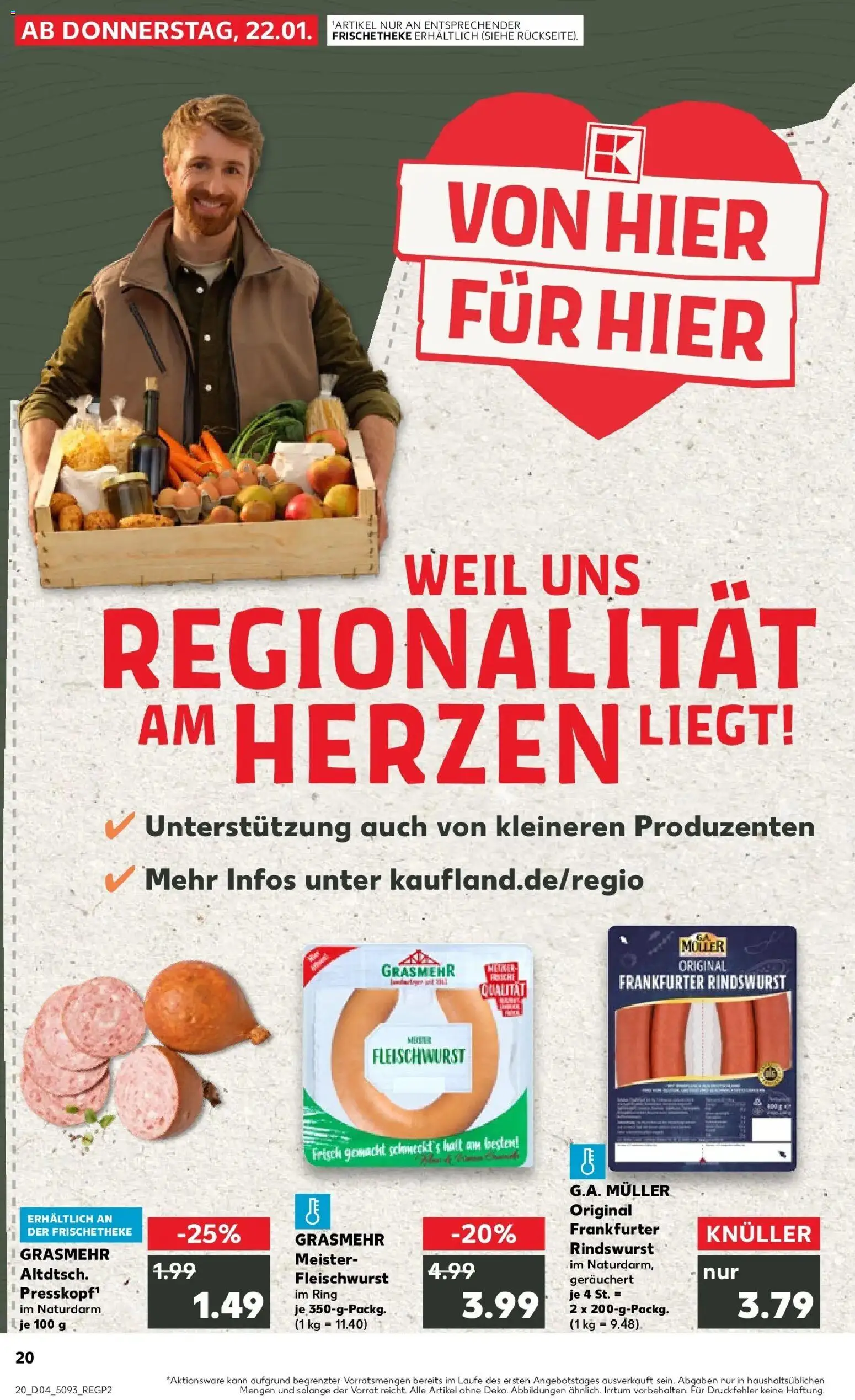 Kaufland prospekt Wiesbaden	 – gültig ab 25.01.2026 | Seite: 20