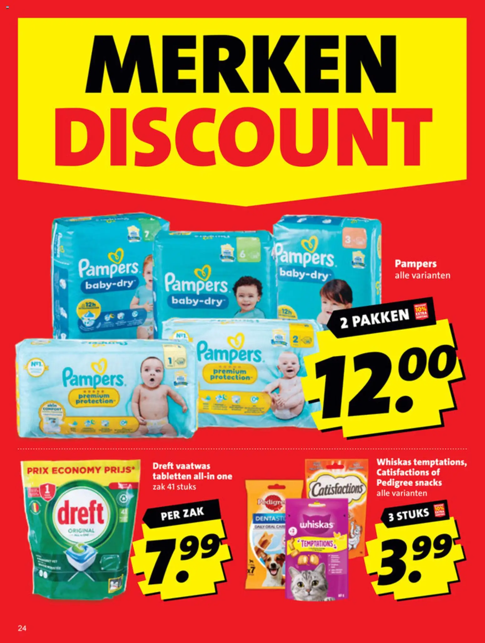 {H1} | Pagina: 24 | Producten: Snacks, Zak, Pampers