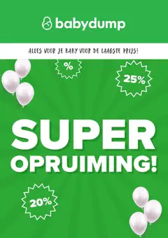 Baby-Dump - Folder - Voorbeeld van een folder van Baby-Dump, geldig van 04.01.2026