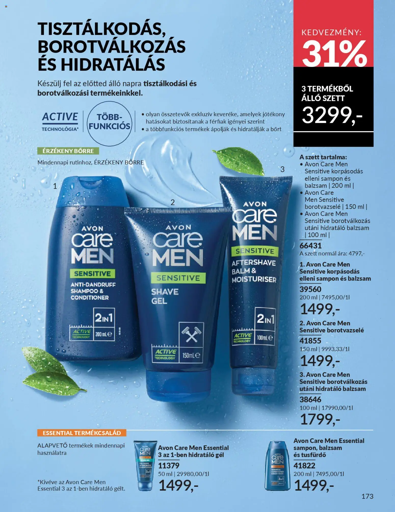 Avon akciós ujság - amely érvényes a következő dátumtól: 01.01.2026 | Oldal: 177 | Termékek: Sampon, Tusfürdő