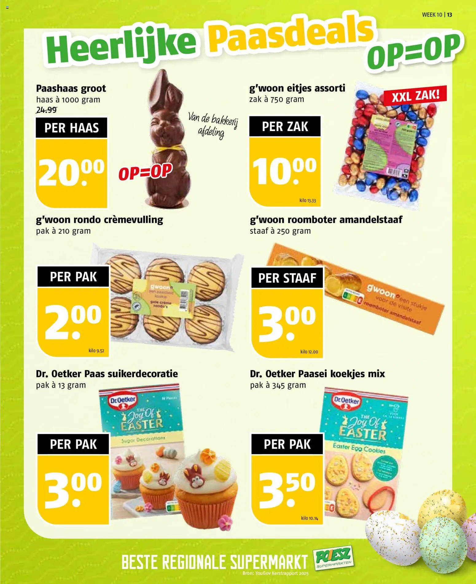 {H1} | Pagina: 13 | Producten: Koekjes, Roomboter, Zak, Bakkerij