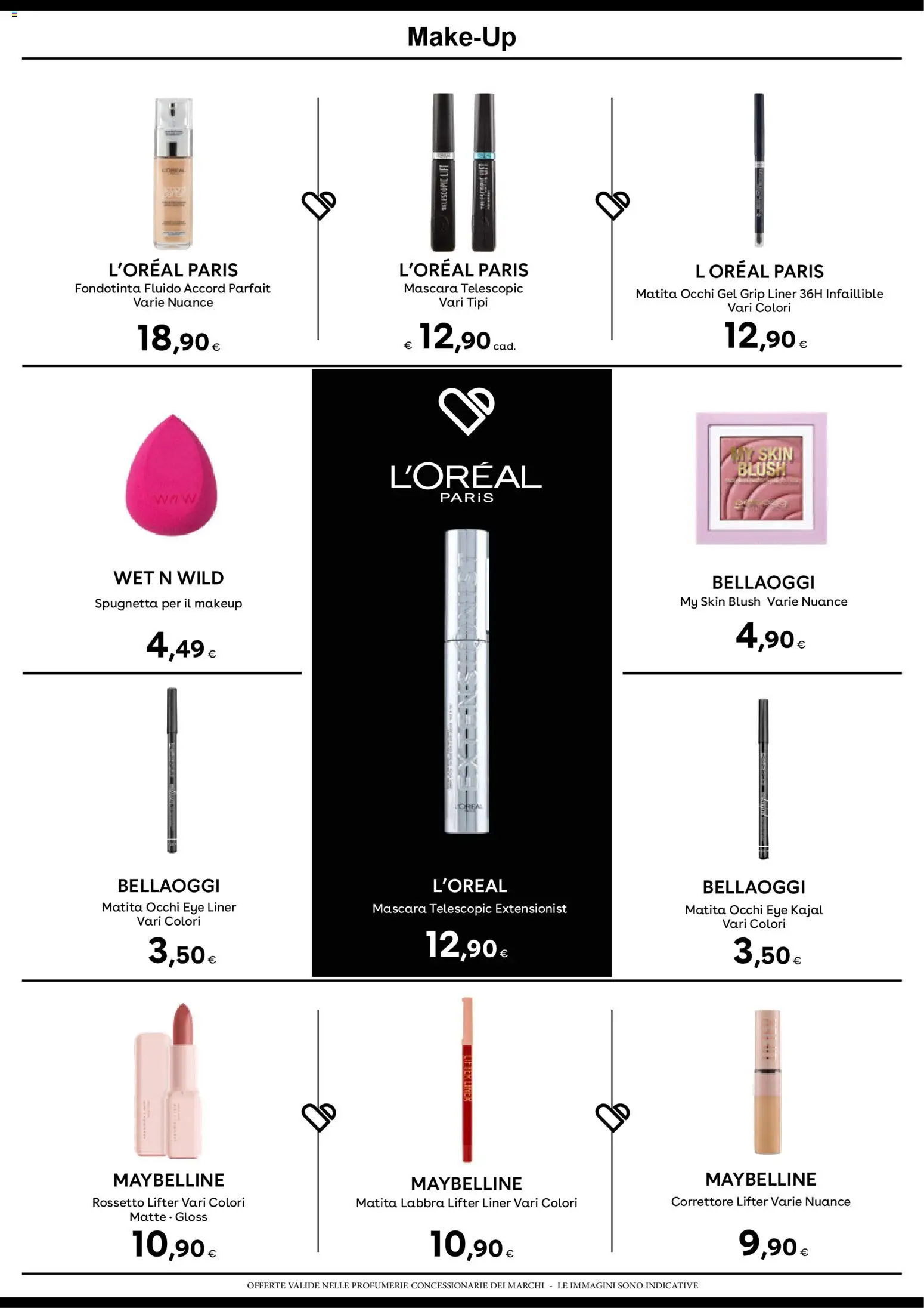 Volantino Idea bellezza del 27.03.2026 | Pagina: 7 | Prodotti: Mascara, Rossetto, Fondotinta, Correttore