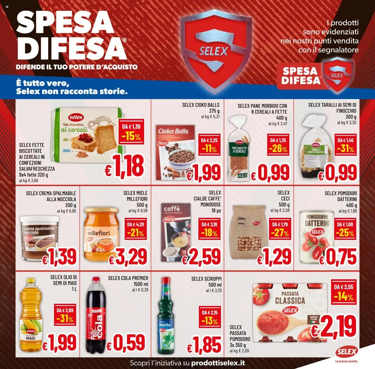 Volantino A&O del 15.09.2025 | Pagina: 12 | Prodotti: Cereali, Pomodoro, Pomodori, Taralli