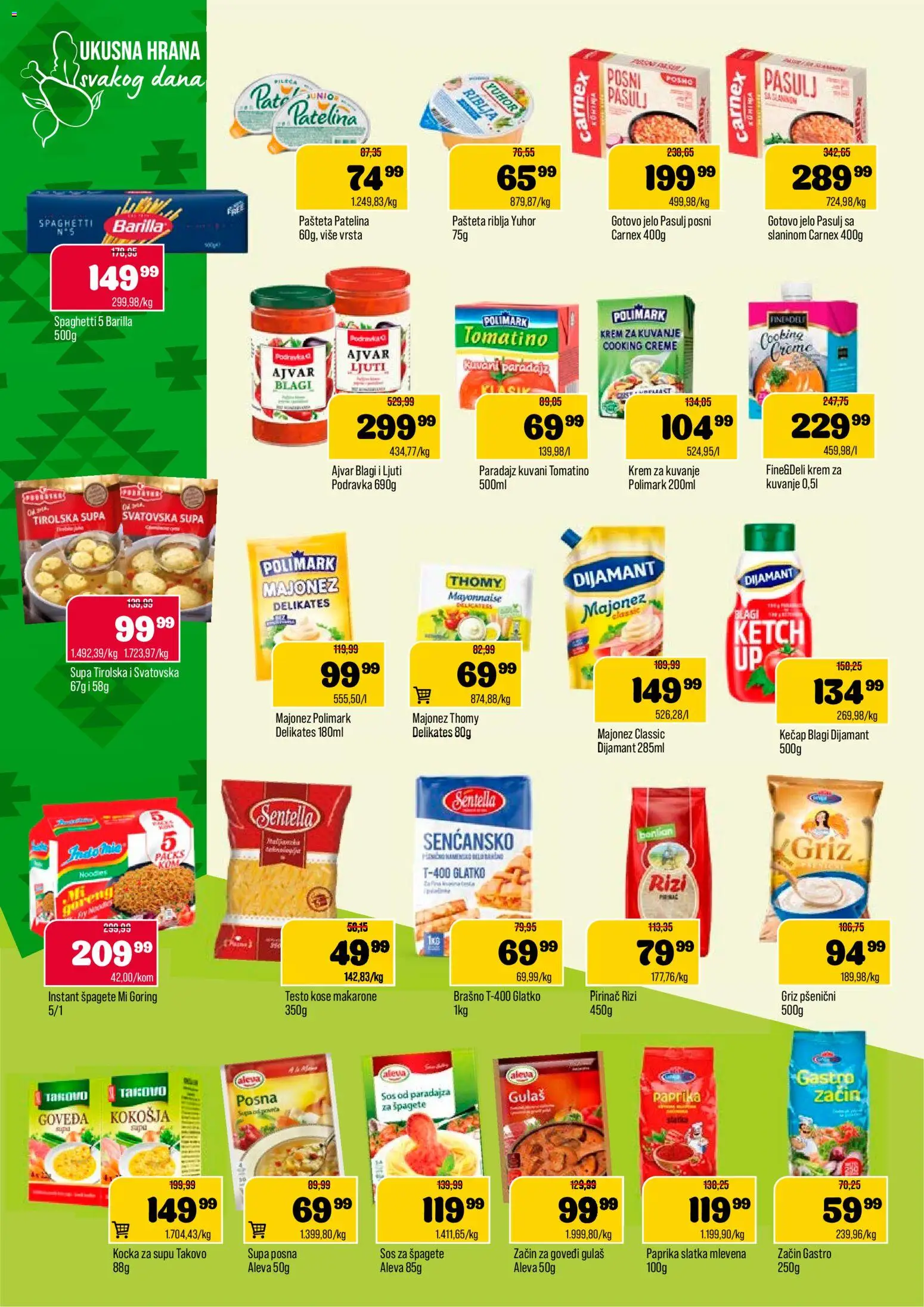 Podunavlje katalog - važi od 05.11.2025 | Strana: 6 | Proizvode: Majonez, Pasulj, Ajvar, Paradajz