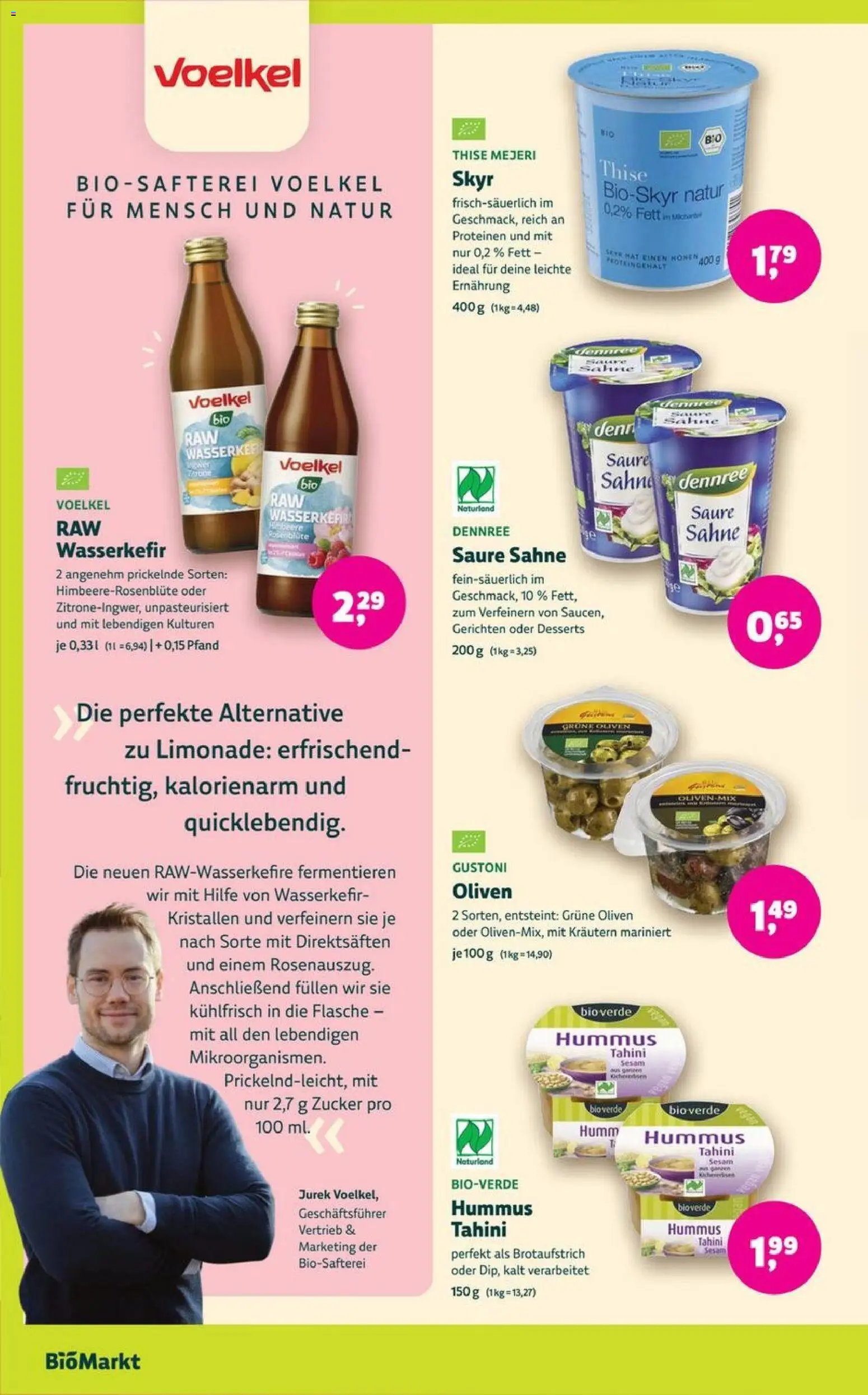 BioMarkt Prospekt 	 – gültig ab 08.04.2026 | Seite: 6 | Produkte: Limonade, Skyr, Zucker, Sahne