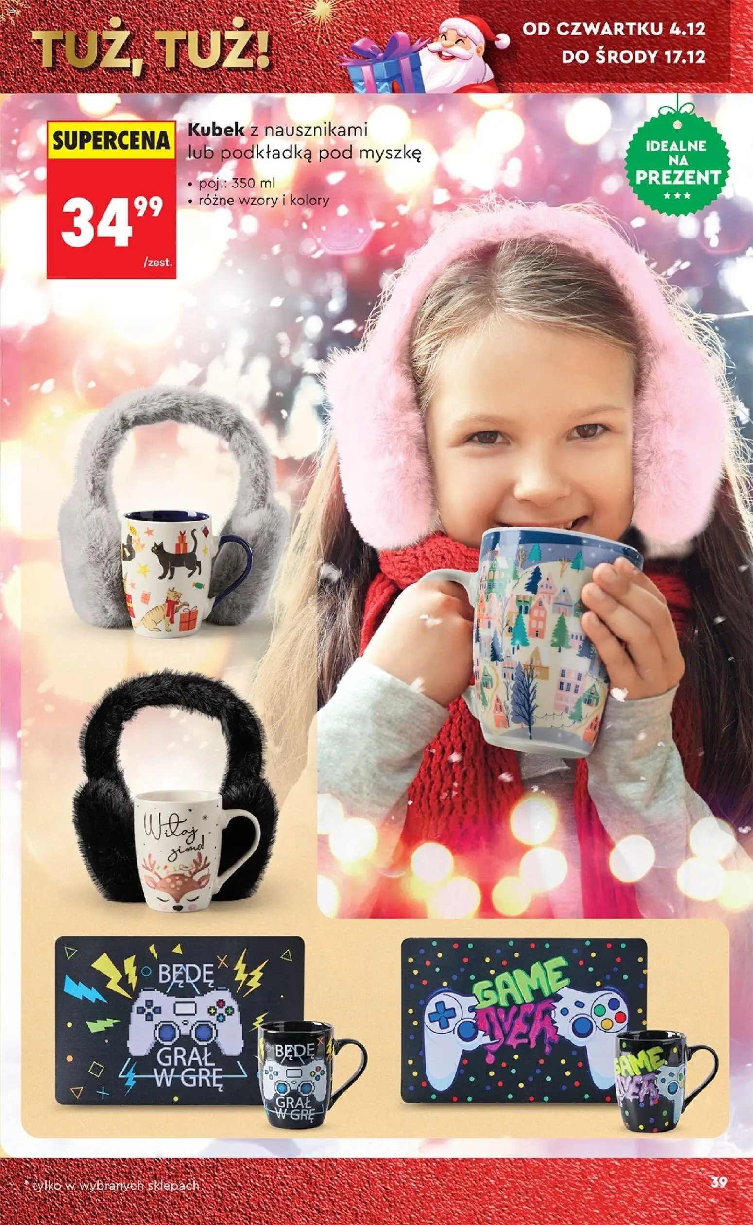 Biedronka gazetka - Hity i inspiracje od 29.11.2025 | Strona: 39