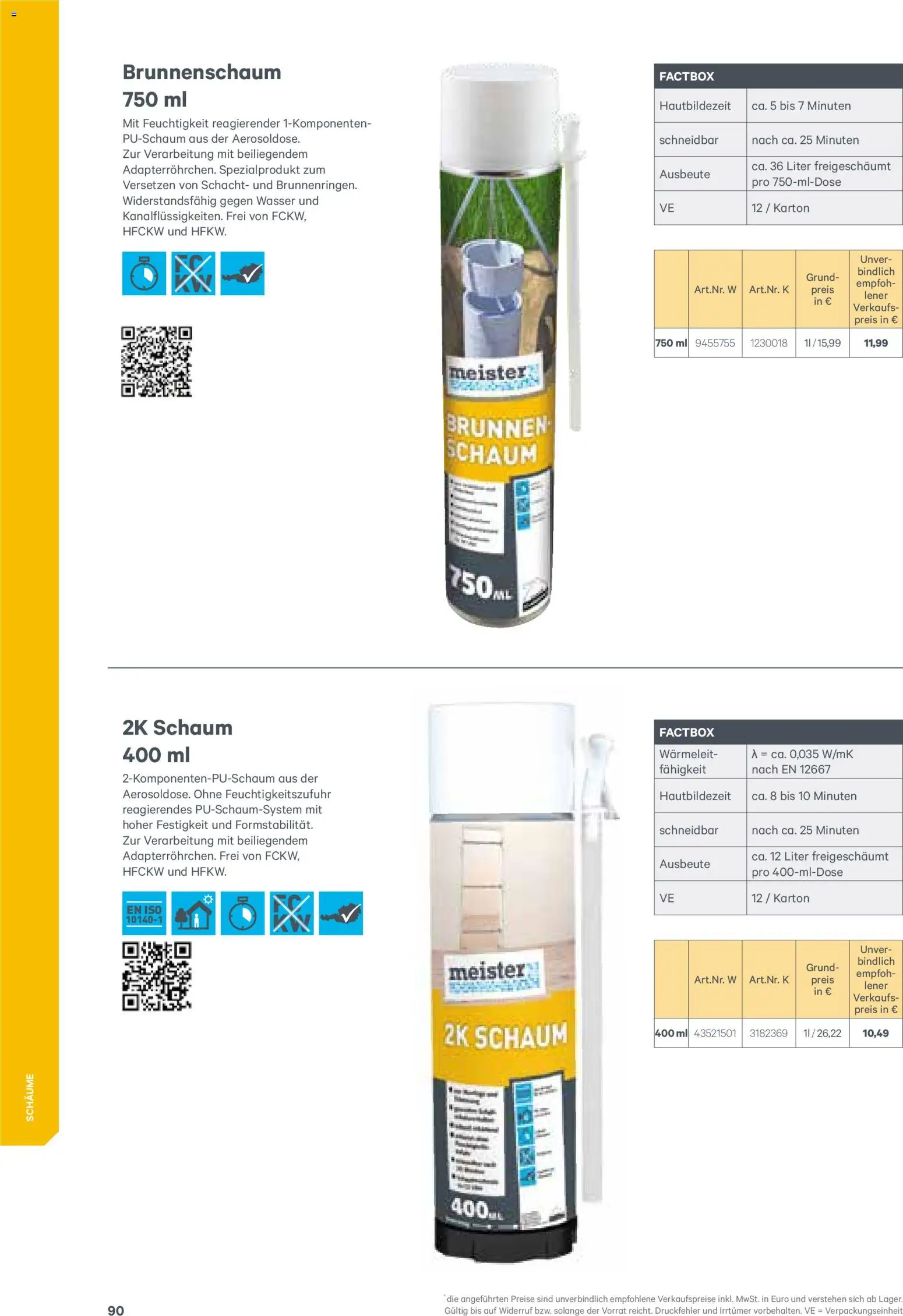 Lagerhaus  Meister Katalog 2026 gültig ab 02.01.2026 | Seite: 90 | Produkte: Wasser