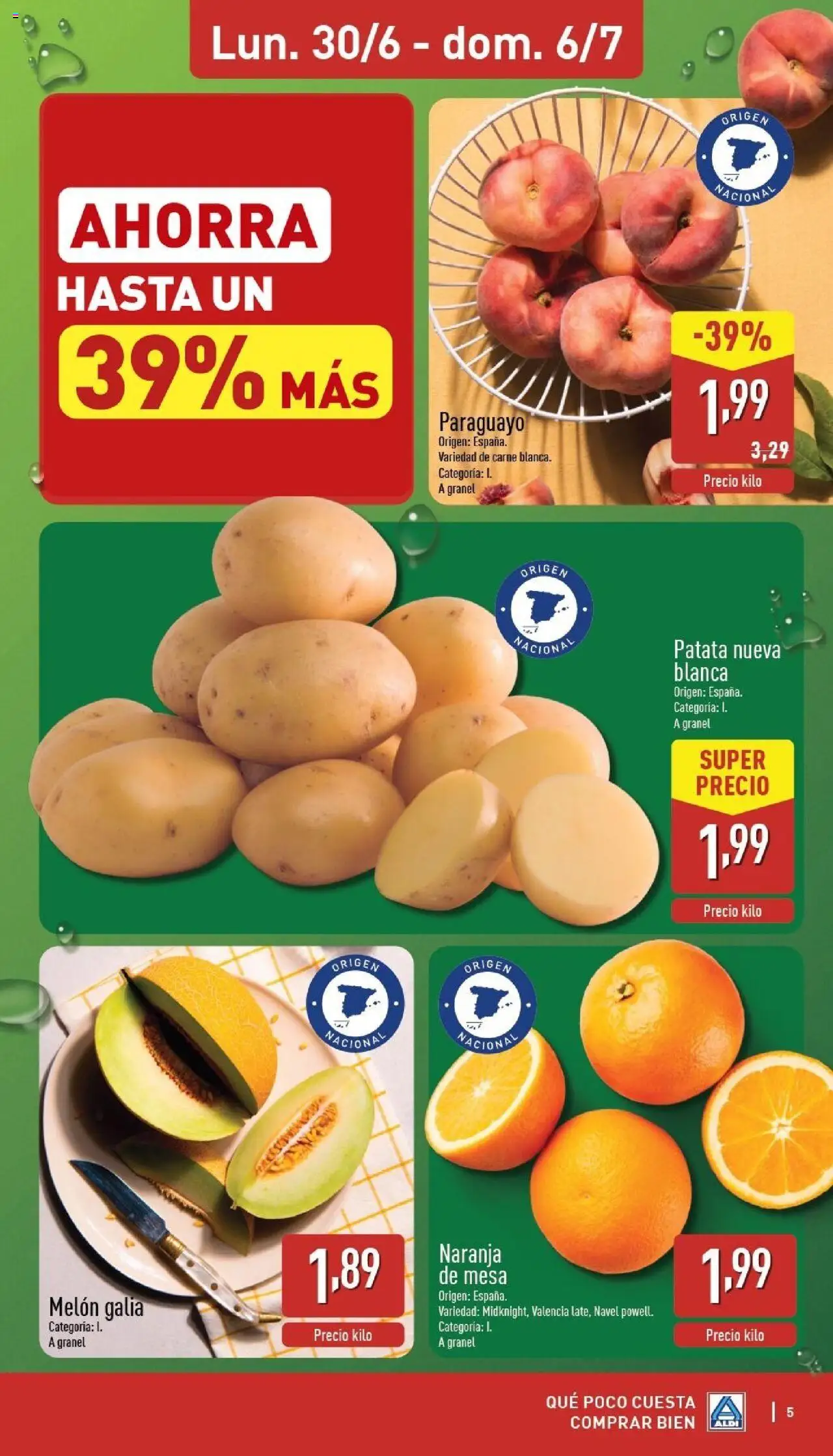 Aldi folleto Península │ válido desde el 30.06.2025 | Página: 5 | Productos: Φορτιστής, Mesa
