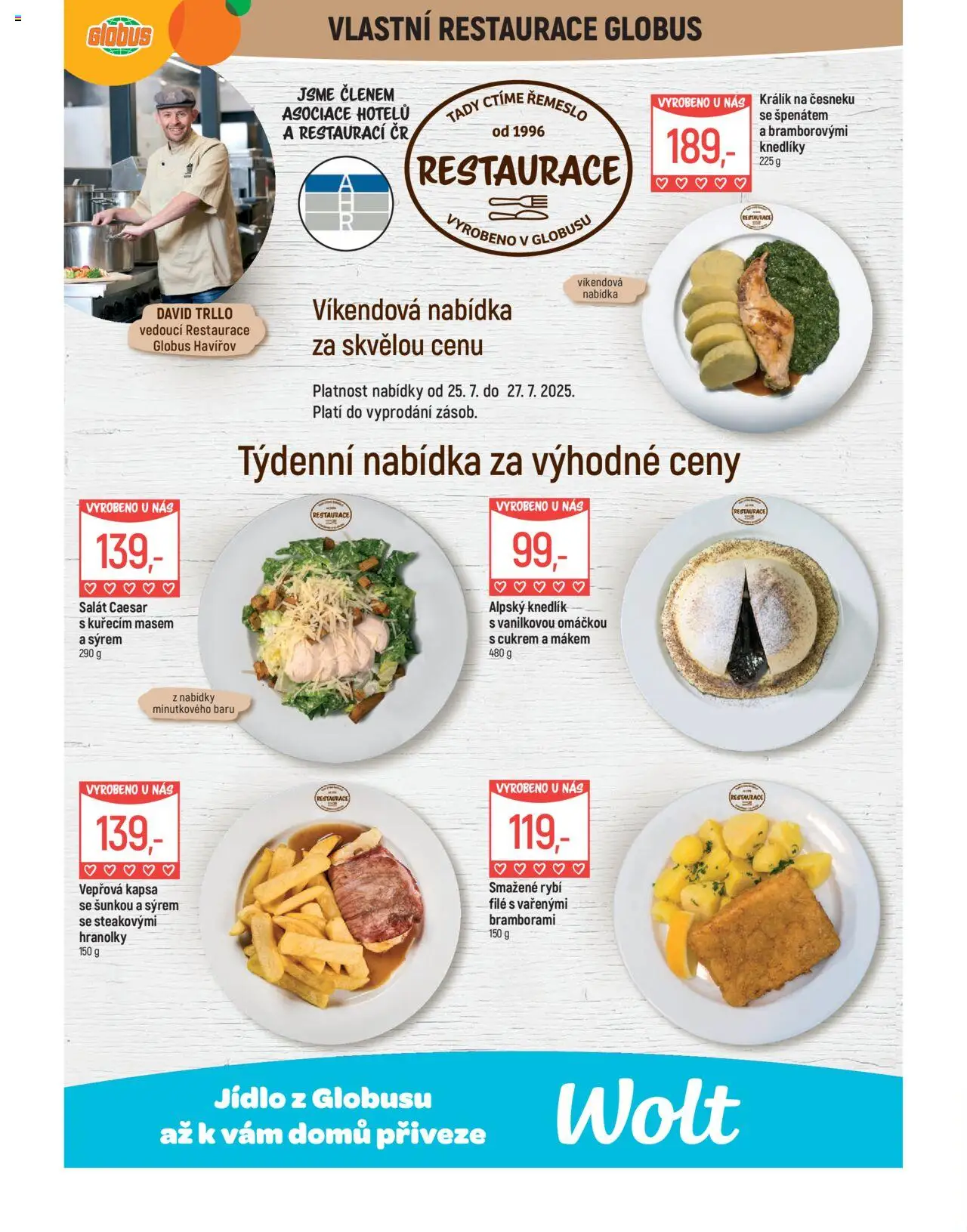Globus leták - Havířov od 23.07.2025 | Strana: 7 | Produkty: Králík, Hranolky, Salát, File