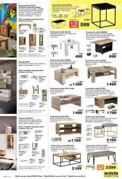 Náhled letáku Sconto nábytek leták od 15.10.2025 | Strana: 13 | Produkty: Konferenční stolek, Stolek, Židle, LED