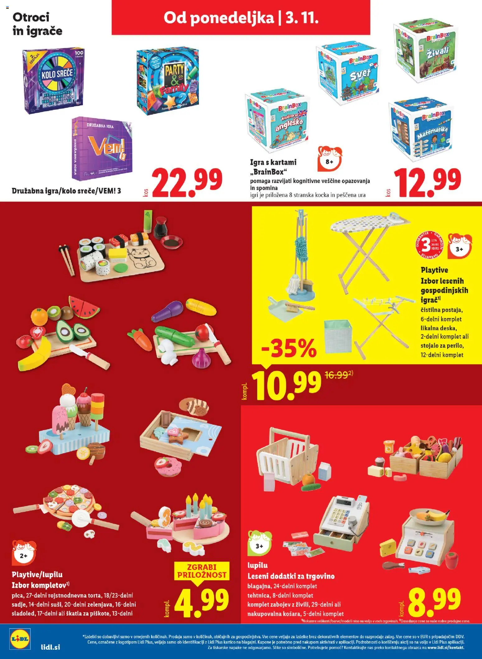 Novi Lidl katalog ponudbe – veljaven od 30.10.2025 | Stran: 8 | Izdelki: Ura, Igra, Skatla