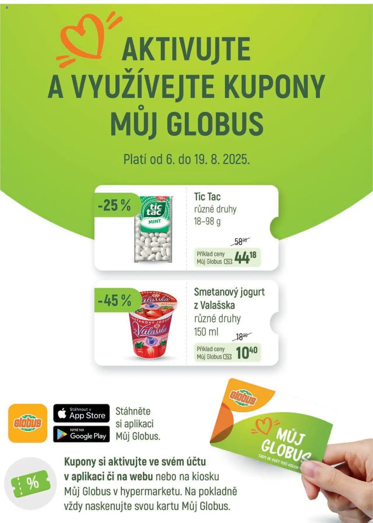 Globus leták - Chomutov od 06.08.2025 | Strana: 34 | Produkty: Globus, Smetanový jogurt, Jogurt, Tác