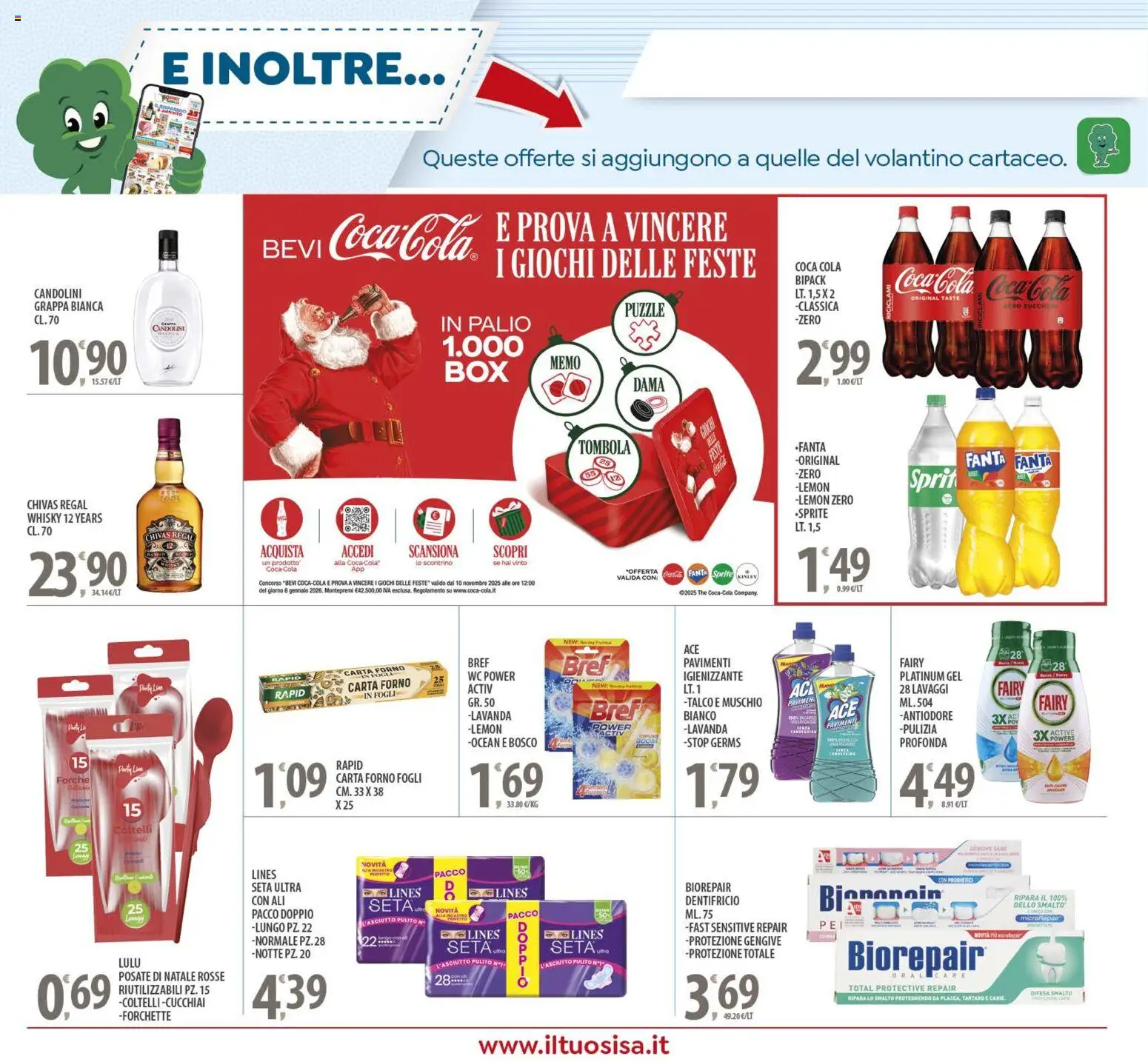 Volantino SISA del 16.12.2025 | Pagina: 23 | Prodotti: Talco, The, Fanta, Forno