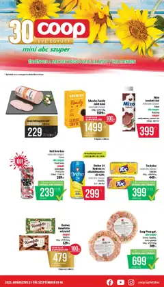 COOP - Mini & Abc & Szuper / Mecsek - amely érvényes a következő dátumtól: 21.08.2025
