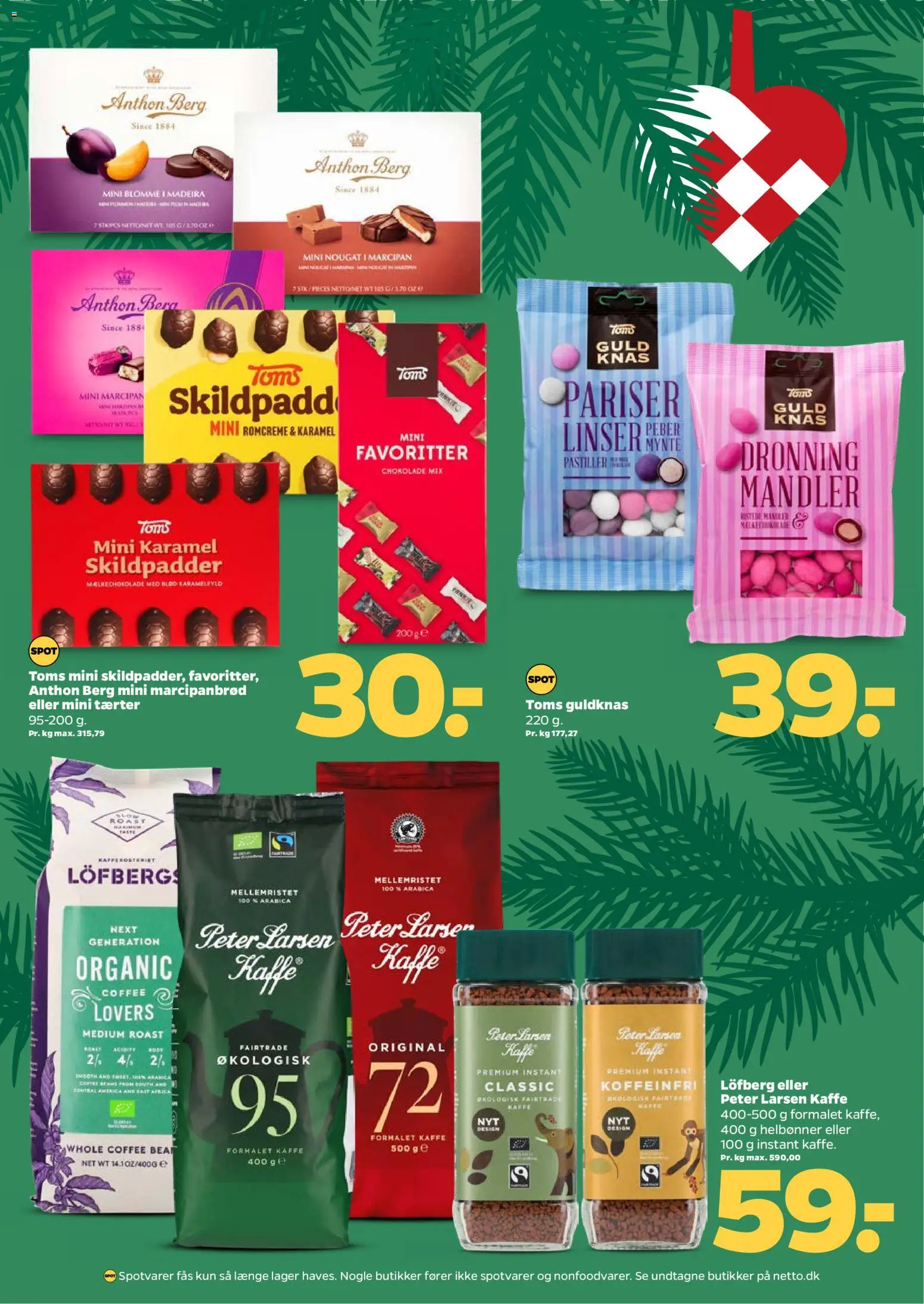 Netto tilbudsavis – gyldig fra 20.12.2025 | Side: 16 | Produkter: Kaffe, Linser, Marcipan, Mynte