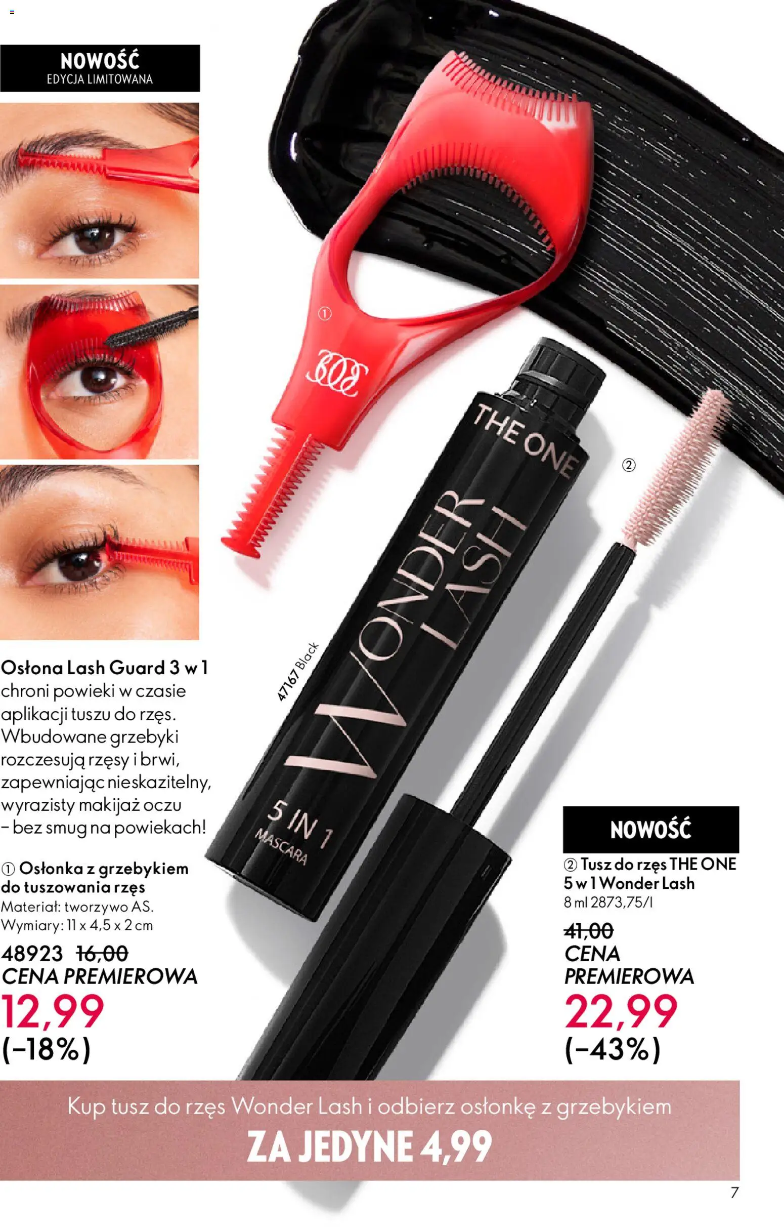 Oriflame Katalog 2 2026 od 21.01.2026 | Strona: 7 | Produkty: Makijaż, Tusz do rzęs