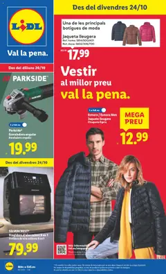 Vista previa Lidl folleto de bazar válido desde el 20.10.2025