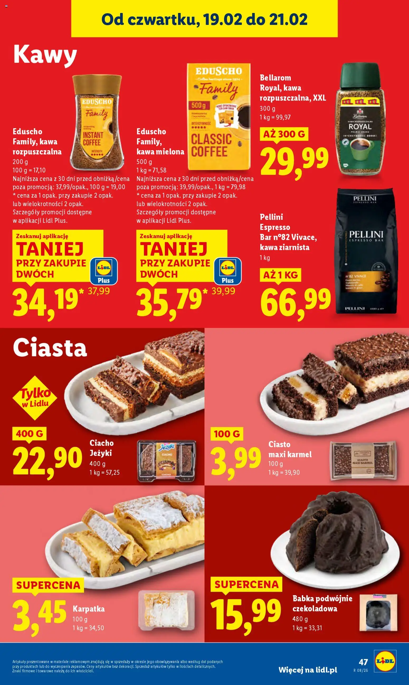 Lidl Polsko leták od 19.02.2026 | Strana: 47 | Produkty: Bellarom