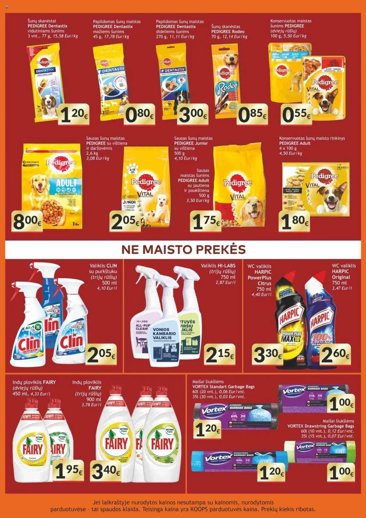 Koops leidinys│galioja nuo 11.08.2025 | Puslapis: 14 | Prekių: Wc, Vištiena, Ploviklis, Indų ploviklis