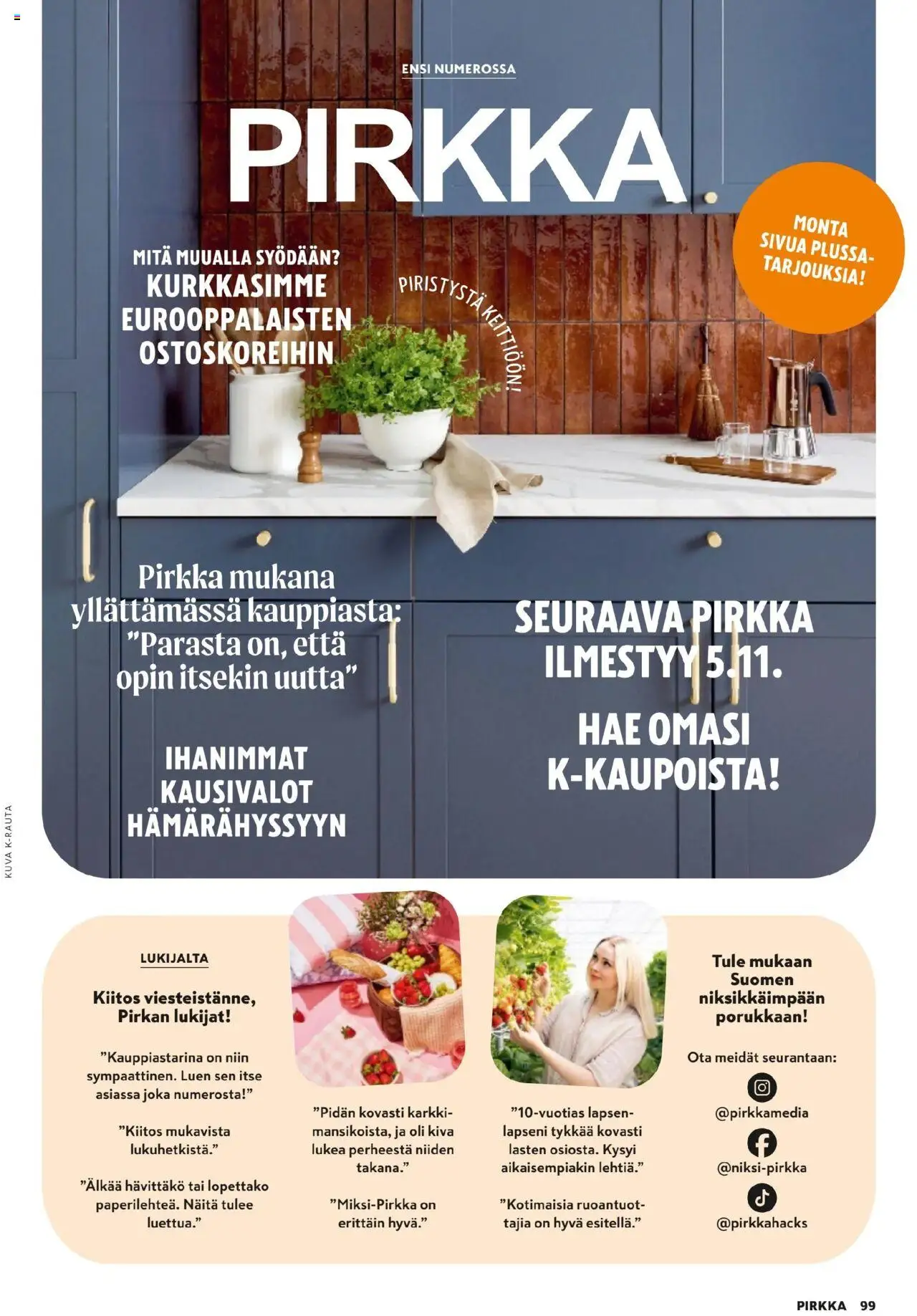 K-Market - Pirkka – voimassa 01.10.2025 alkaen | Sivu: 99